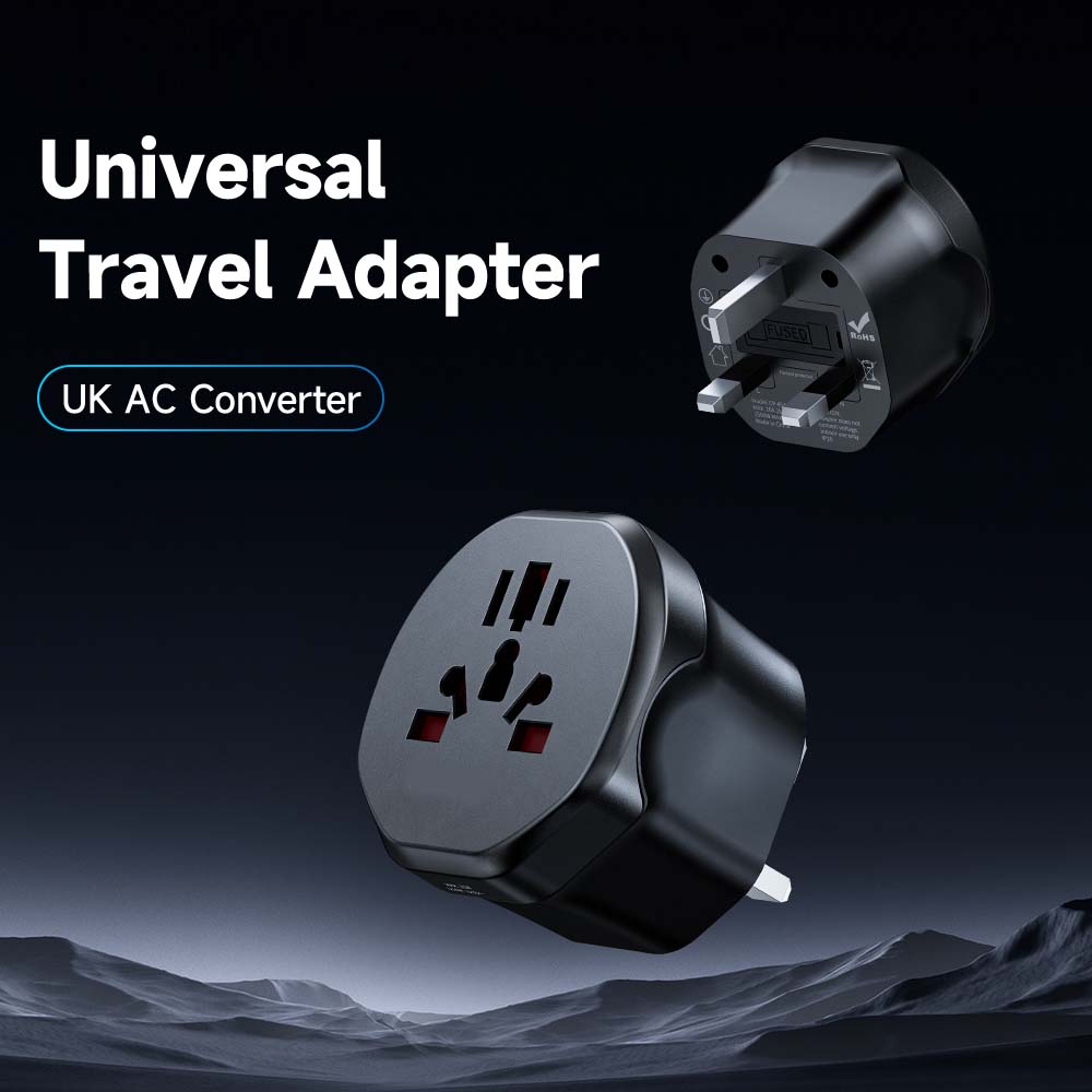 SC26 UK Universal Plug. Powerful and reliable 2500W capacity for high-demand electrical devices. Durable household plug.