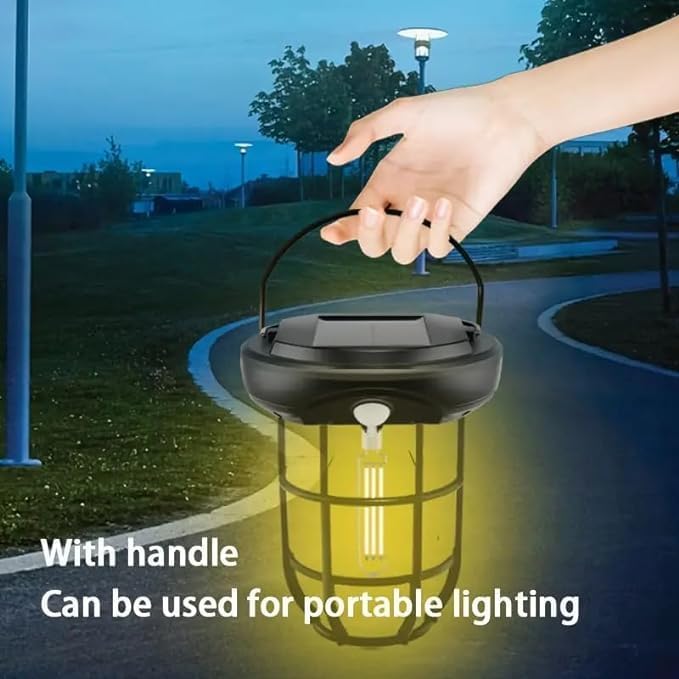 Portable Hanging Solar Light – Multifunctional, Waterproof Induction Lamp for Outdoor Environments