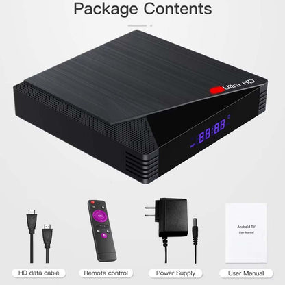 8K Ultra HD Android 12.1 TV Box - 8GB RAM + 128GB ROM, 4K HDR, Dolby Audio, WiFi 6, Bluetooth 5.2
