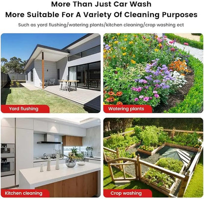 20000mAh Cordless High Pressure Washer Spray Gun | Car Wash and Cleaning Machine | Compatible with Makit 18V Battery