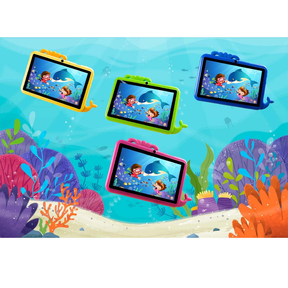 M51TB Kids Tablet - 7" HD, 64GB, 3000mAh, 5G WiFi, Kid-Proof Design, Multi-Color (Android)