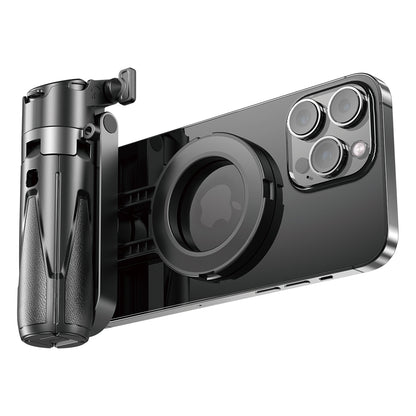 P15mini-C Magnetic Selfie Stick - Bluetooth Remote, 47.5cm Extendable, Multifunctional Camera Assistant for iPhone/Android