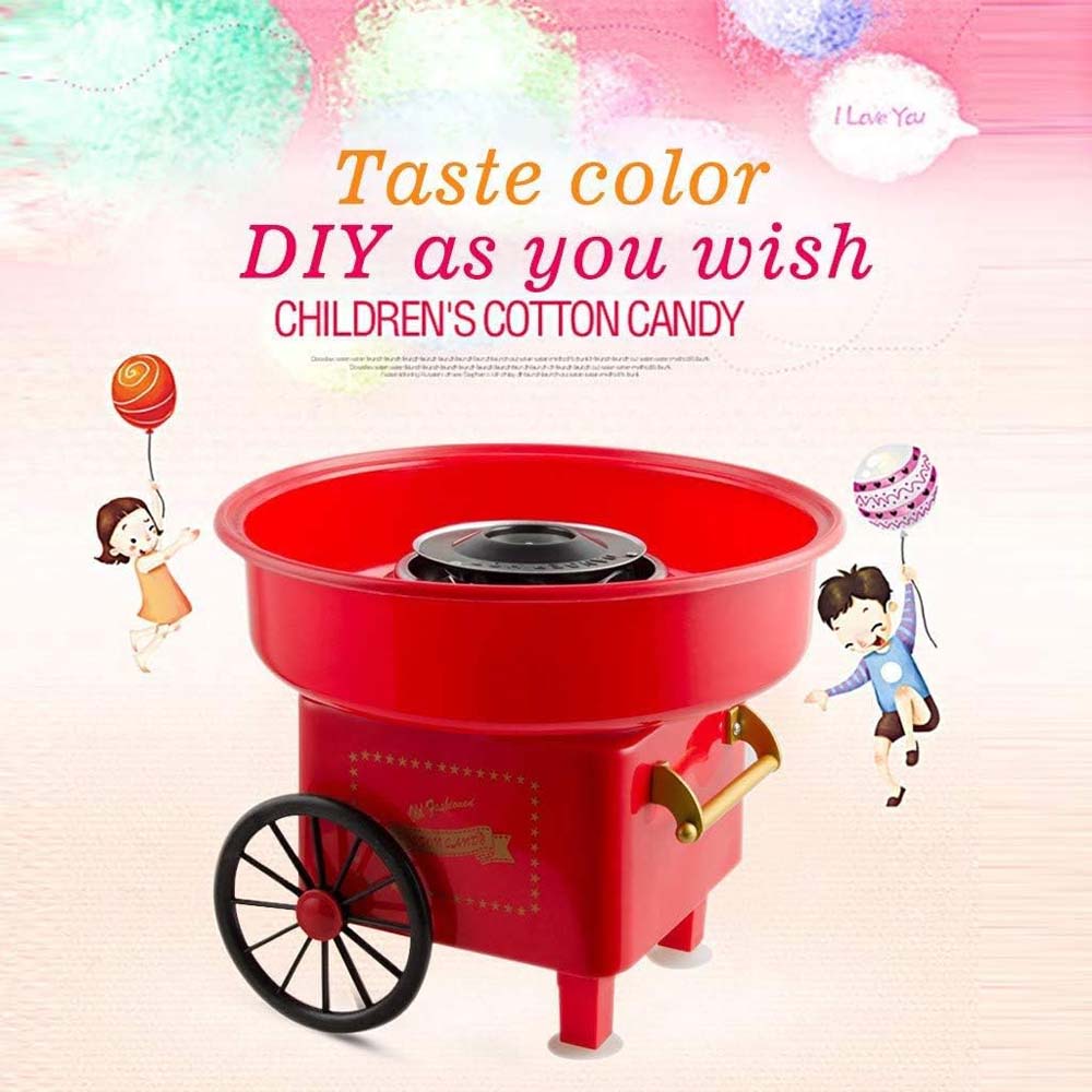Cotton Candy Machine Maker - Easy to Use & Clean, Mini Cotton Candy Floss Maker for Birthdays & Parties, Fashionable Design, Fun & Sweet Treats for All Ages