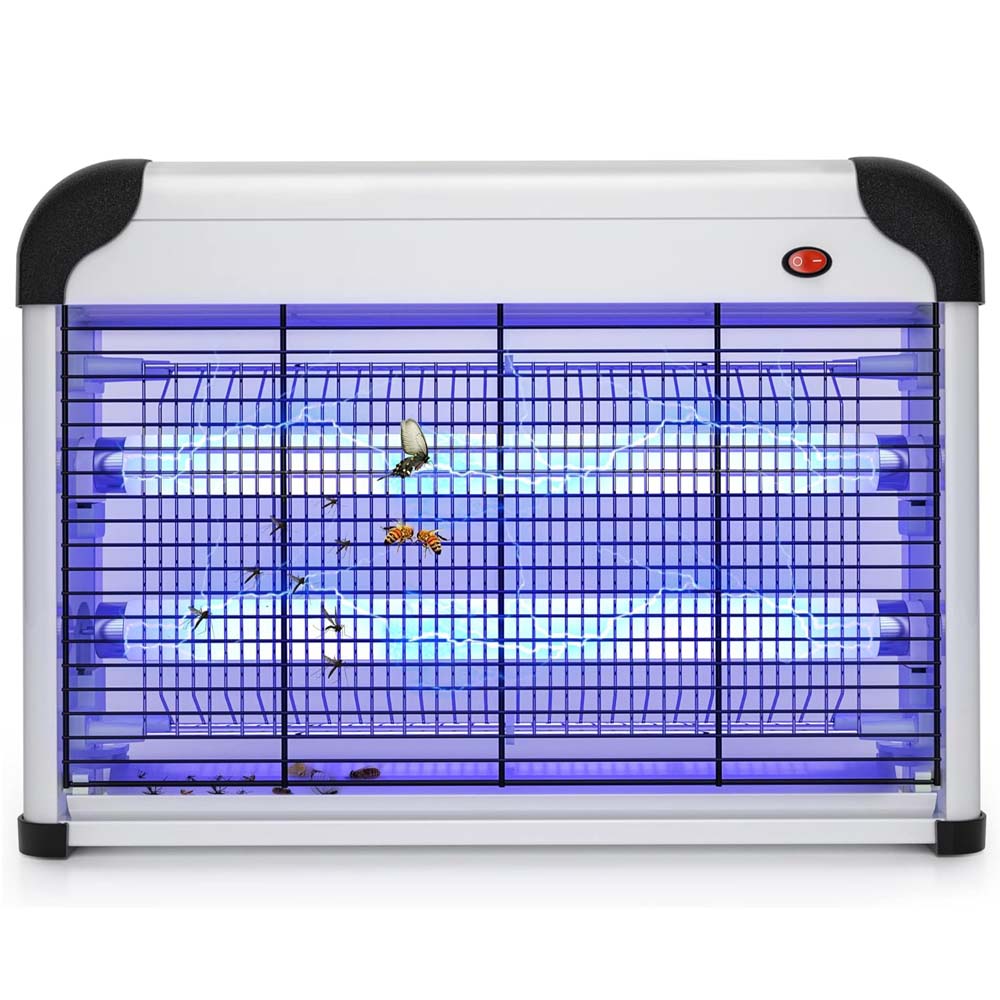 Electric Bug Zapper - 20W UV Mosquito Killer, 2800V Grid, Plug-in Hanging Indoor Insect Trap for Mosquitoes, Flies, Moths
