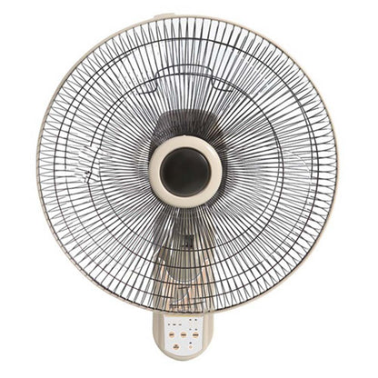 MWFV-433RC 16" Wall Mount Fan - Remote Control, 3-Speed, Adjustable Tilt, Quiet Operation for Home & Office