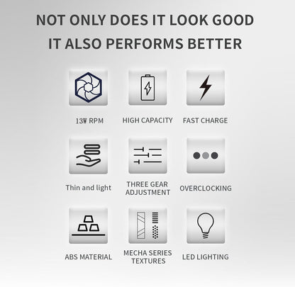 Powerful LED Electric Blower – Jet Dry Cleaner for Keyboards & Electronics