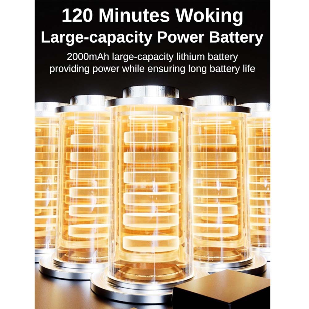 4-Head Massage Gun Deep Tissue - 20 Intensities & 6 Modes, Muscle Massager for Back, Neck, Shoulder, Leg & Body Pain Relief