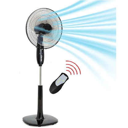 MSF-1672R 16" Luxury Stand Fan - Remote Control, 5-Speed, Silent Operation, Elegant Design for Home/Office (Multi-Colour)