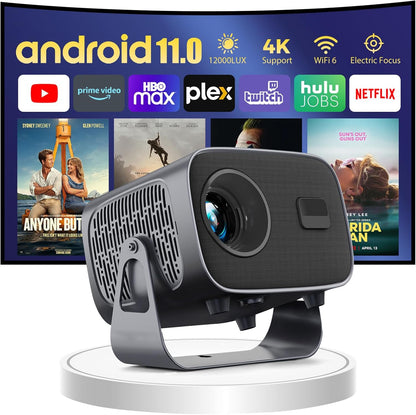 Portable Mini Projector – 3D LED Home Theater System | Smart TV-Compatible with Full HD 720P Video Support