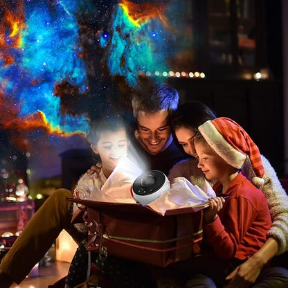 Galaxy Projector Star Projector – 360° Rotation Night Sky Projector with 13 Replaceable Galaxy Discs, Ideal for Kids & Adults, Home, Bedroom, and Living Room Decor