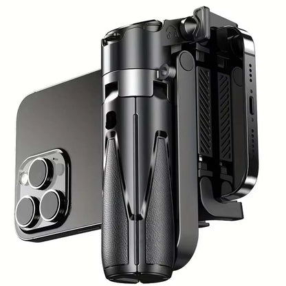 P15T Mini Selfie Stick Tripod - Extendable Phone Stand with Wireless Remote for Android & iPhone Vlogging, Portable Travel Tripod