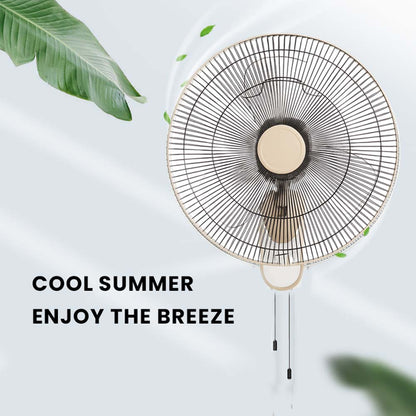 MWFV-432 16" Wall Mount Fan - 3-Speed, Adjustable Tilt, Quiet Operation for Home & Commercial Spaces Without remote