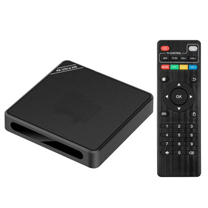 4K Ultra HD Android 15.0 TV Box - 8GB RAM + 128GB ROM, HDR10+, Dolby Audio, WiFi 6, BT 5.2, Voice Remote