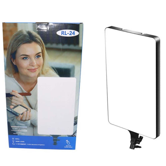 Rl-24 24-Inch Portable LED Photo Fill Light | Studio Lighting for Video Recording, Streaming, Filming, and Photoshoots with Adjustable Brightness and Color