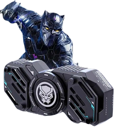 Fidget Spinner Earphones – Colorful Glow in The Dark, High-Speed & Silent, Cool Metal Gear Design, Stress Relief for Kids & Adults