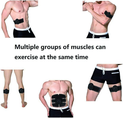 Vest Line Abdominal Muscle Sticker | Six-Pack Muscle Stimulator for Fitness | Black | Sculpt and Tone