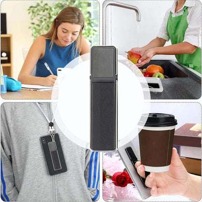 GD-G086 4-in-1 Magnetic Phone Grip - Elastic Holder, Stand & Strap for Smartphones & Tablets, Universal Compatibility (Multi-Colour)