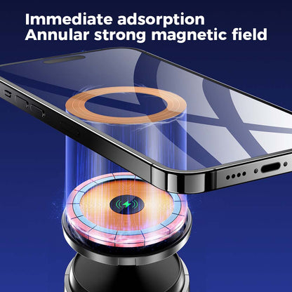 Q05 Smart Magnetic Charging Gimbal - 360° Rotation, AI Face Tracking, Phone Stabilizer with Magnetic Mount & Charging