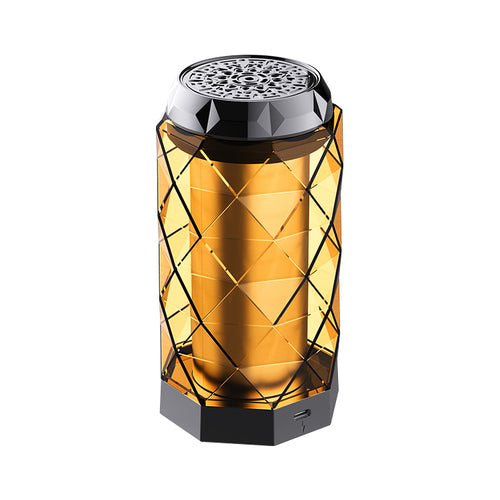 Elegant USB Rechargeable Incense Burner – Portable Oud and Bakhoor Burner for Home, Office, and Car (Orange)