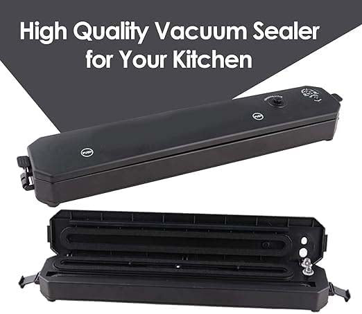 Powerful 90W Vacuum Sealer Machine | Automatic Air Sealing for Fresh Fruits, Meats, and Vegetables | Keep Food Fresh Longer