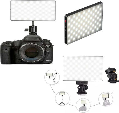 U480 LED Video Light - 5000mAh Rechargeable Camera Light, 10-100% Dimmable, 3200-5600K Bi-Color for Photography/Videography