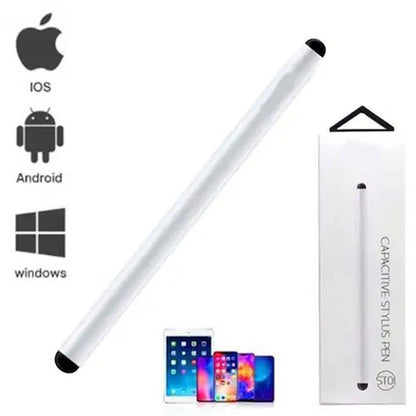 ST01 Universal Stylus Pen - White Touchscreen Stylus for Smartphones, Tablets & All Capacitive Screens