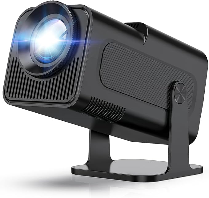 Android 11 Projector | 390 ANSI Lumens | HY320 4K Native 1080p with Dual WiFi6 & BT5.0 | Portable Outdoor Cinema Projector Upgrade to HY300