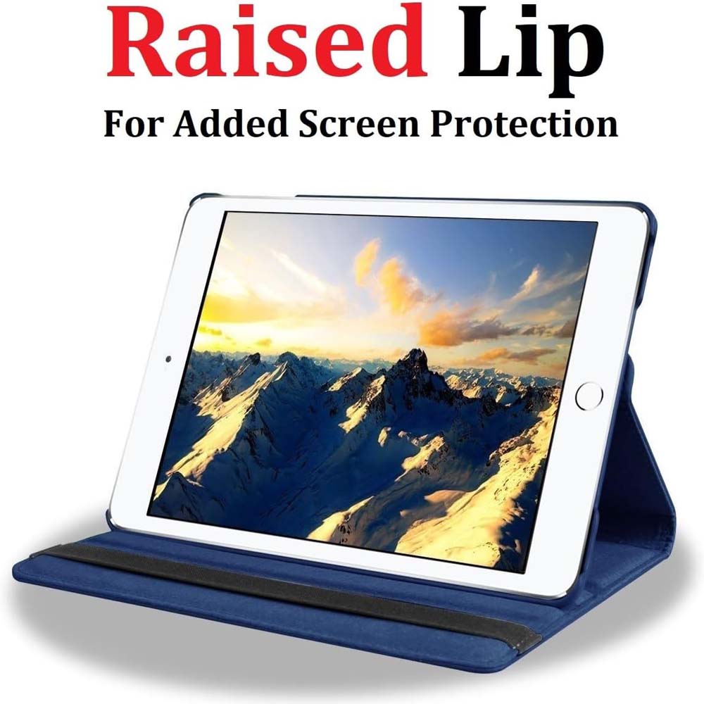360° Rotating Stand Case for iPad Mini 4/5 - Auto Sleep/Wake Leather Smart Cover with Multi-Angle Viewing (Multi Colour)