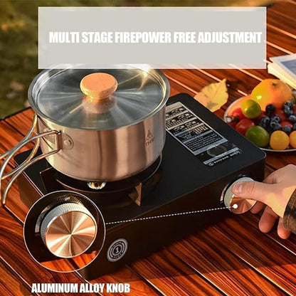 Mini Stove Camping – 3500W Portable Small Stove with Safety Features