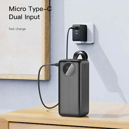 LCD Digital Display Power Bank – 30000mAh Portable Charger with Fast Charging
