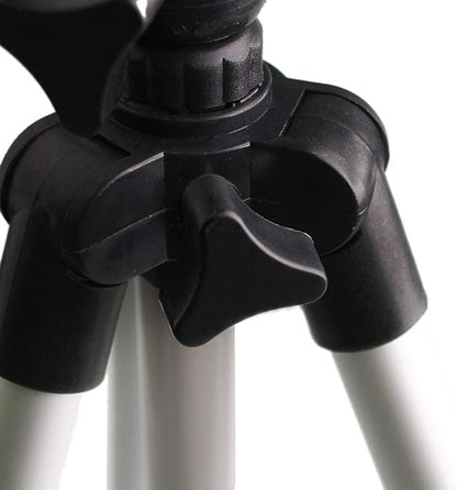 ETH-337: Black and Silver 50-Inch Camera Tripod Stand for Canon EOS Series (1100D, 500D, 550D, 600D)