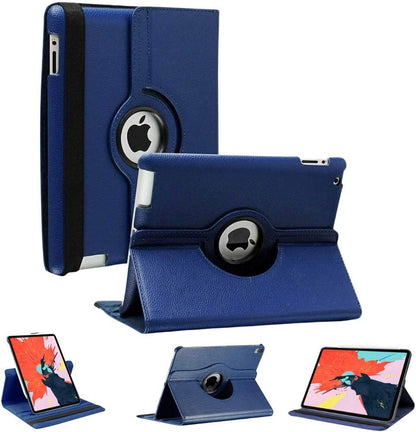 iPad Pro 12.9" Case (2015-2017) - 360° Rotating Wallet Folio with Auto Wake/Sleep & Shockproof Protection (Multi Colour)