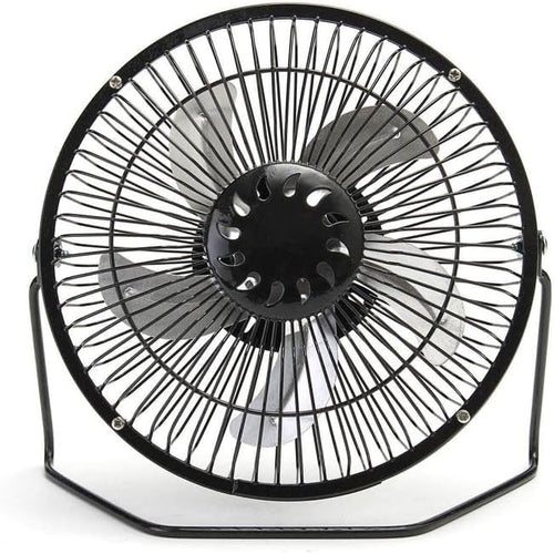 Portable Fan – Air Cooler Desktop Fan for Students | Metal Framework Mini Fan for Dormitory Use