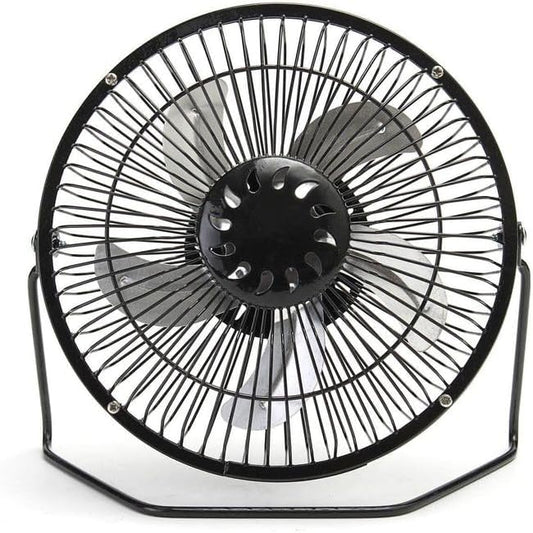 Portable Fan – Air Cooler Desktop Fan for Students | Metal Framework Mini Fan for Dormitory Use