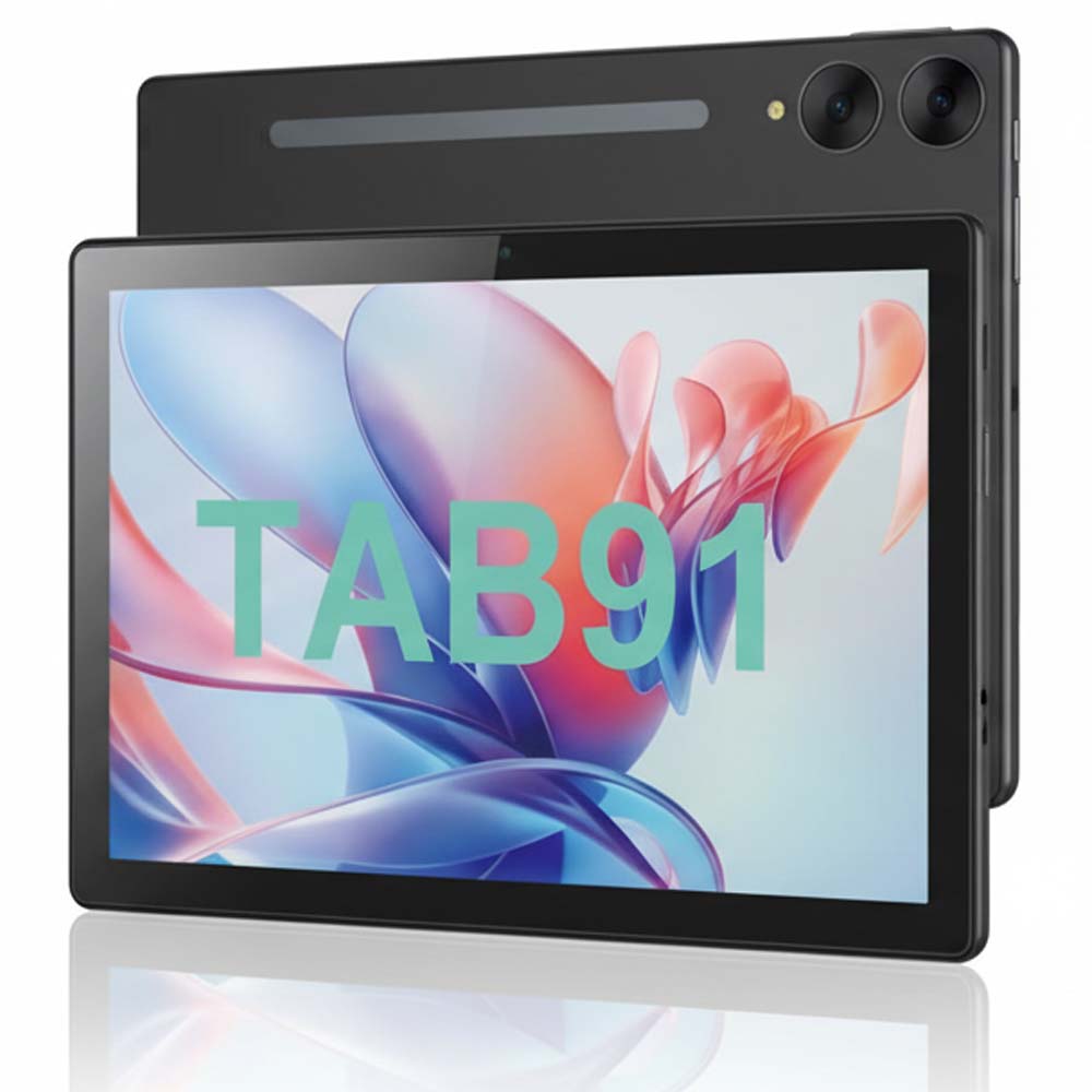 Tab 91 10.1-inch Android Tablet. Octa-core processor, 8MP+13MP cameras, 5000mAh battery & Android 15 for smooth performance.
