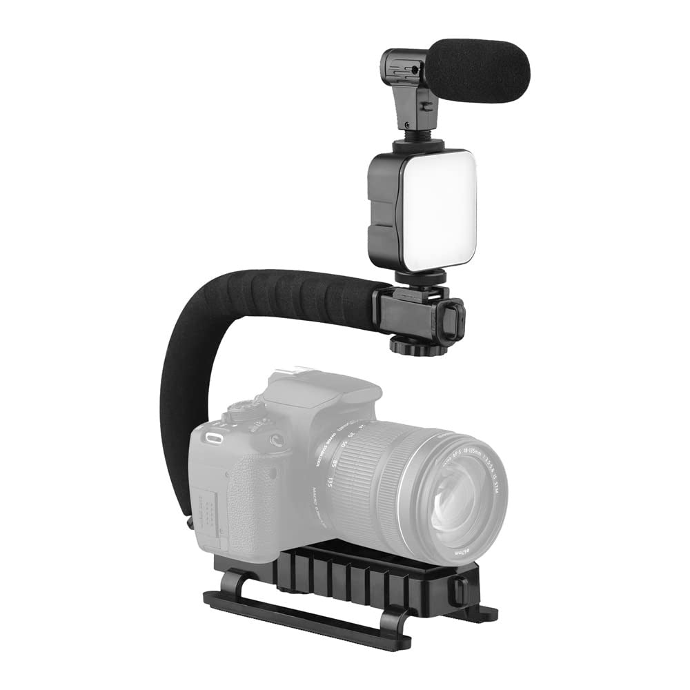 AY-49U U-Shaped Video Making Handheld Stabilizer Kit – Camera Gimbal for Smooth Filmmaking