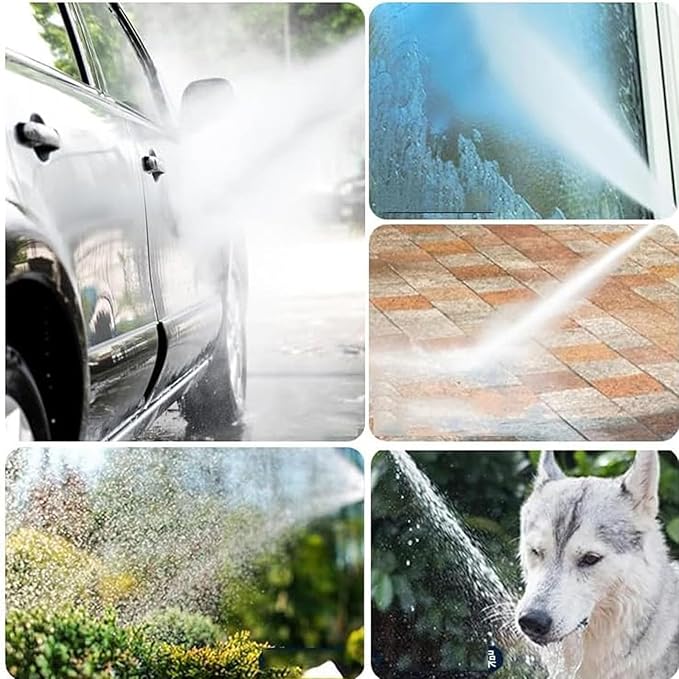 Hydrowasher - Ez Jet Cordless Power Washer | 6-in-1 High Pressure Wireless Car Washer Water Gun