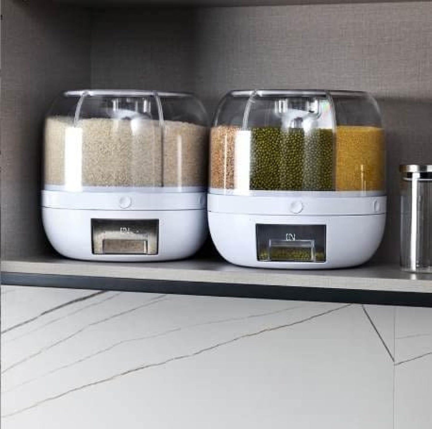 Multifunctional Grain Storage System – Versatile Grain Dispenser and Rice Box with Durable Design