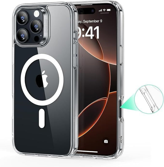 MagSafe Compatible Magnetic Phone Case with Camera Control | Military-Grade Shock Protection for iPhone 16, 16 Plus, 16 Pro, 16 Pro Max – Includes Free Screen Protector