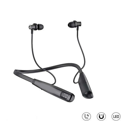 OSP 3 Bluetooth Neckband - 50H Playtime, Stereo Sound, TF Card Support, BT 5.4, Type-C Charging (Skin-Friendly)