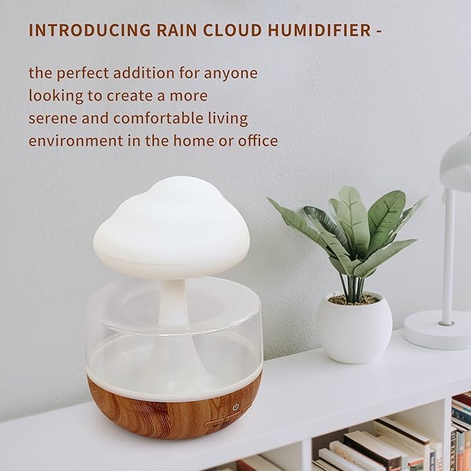 Raining Cloud Night Light Aromatherapy Diffuser – Your All-in-One Relaxation and Sleep Aid