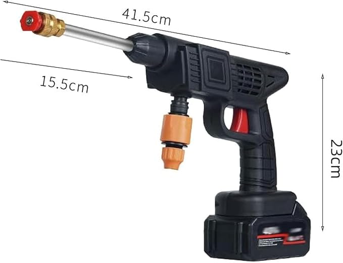 Hydrowasher - Ez Jet Cordless Power Washer | 6-in-1 High Pressure Wireless Car Washer Water Gun