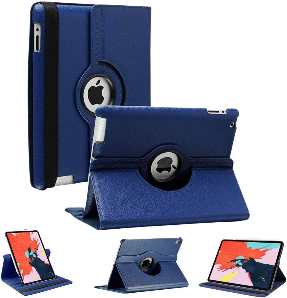 iPad Pro 12.9" Case (2015-2017) - 360° Rotating Wallet Folio with Auto Wake/Sleep & Shockproof Protection (Multi Colour)