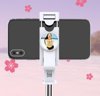 K10 Remote Tripod Mobile Universal Selfie Stick - Multifunctional Bluetooth Selfie Stick & Phone Tripod with Remote Control, Adjustable and Compact, Compatible with iPhone, Android