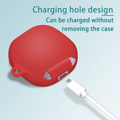 Silicone Case Compitable for Samsung Galaxy Buds 2 Pro/2/Pro/Live - Shockproof Protective Cover with Keychain for Earbuds, Durable & Stylish (Multi)