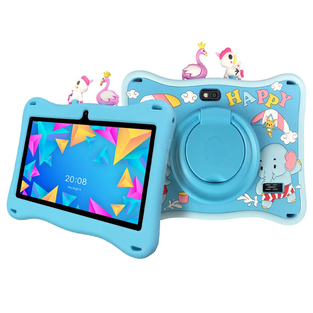 Tab 5 Kids 5G Tablet – 7 Inch IPS Display, 4GB RAM, 128GB ROM, 5G Connectivity, Long Battery Life, Parental Controls, Educational Apps – Blue