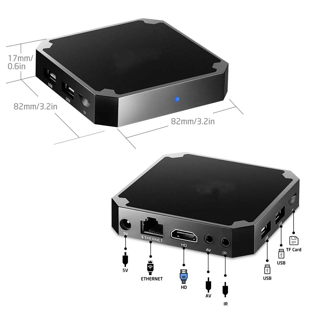 X96 Mini Smart TV Android Set Top Box | G WiFi 3D Video | 4K Media Player