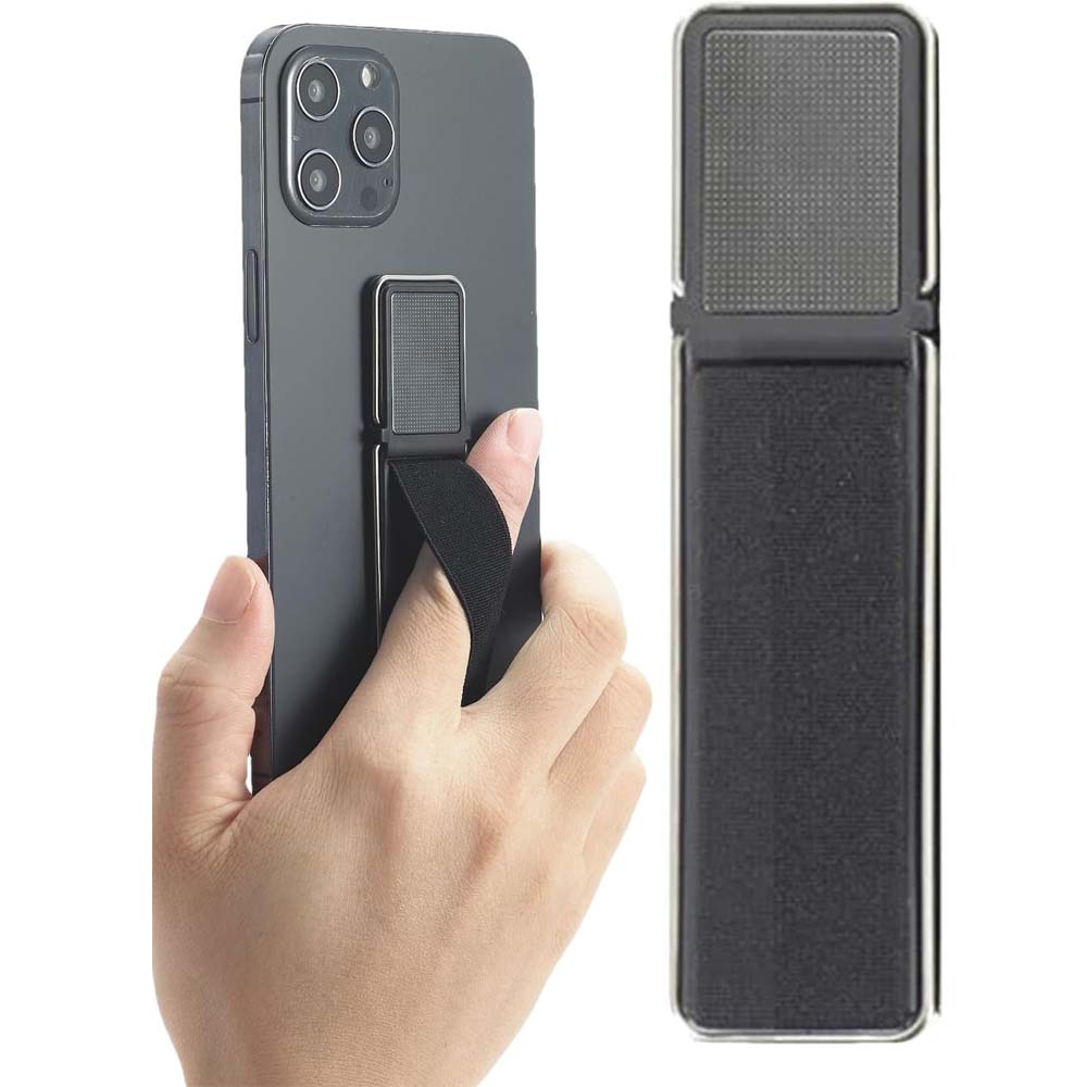 GD-G086 4-in-1 Magnetic Phone Grip - Elastic Holder, Stand & Strap for Smartphones & Tablets, Universal Compatibility (Multi-Colour)