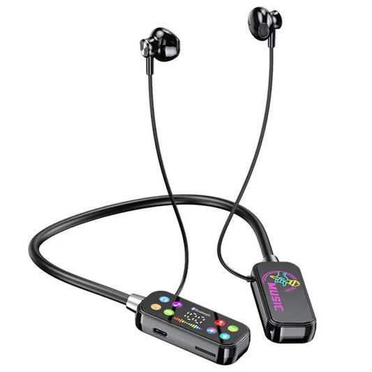 T200 Wireless Neckband Earphones. 120hr playback, 600-day standby & LED screen. Marathon battery life for non-stop music.