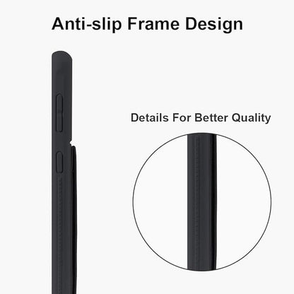 Slim Protective Case for Samsung Galaxy S21 to S24 Plus 5G (6.7 Inches) | Leather Hand Strap Holder & Kickstand | Black